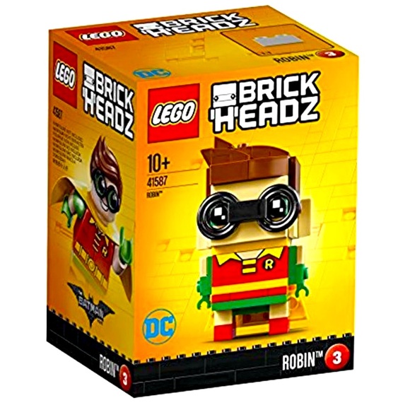 NWT NIB LEGO BrickHeadz DC Robin 3 41587 101 pcs Retired Model Collectible HTF - Picture 1 of 4